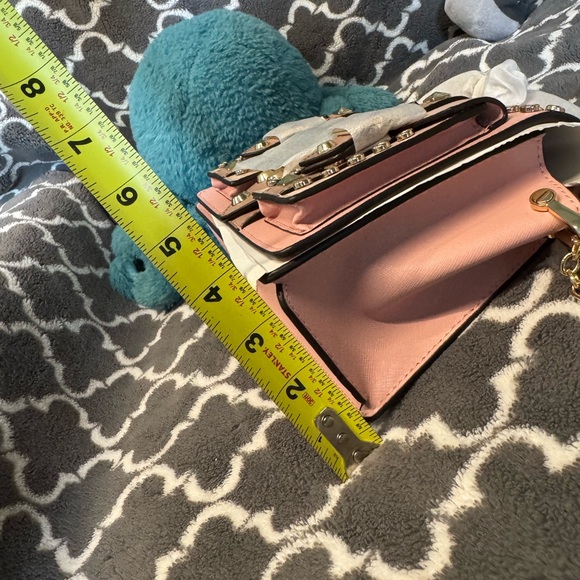 NWT Michael kors softpink Hayden Purse Studded Crossbody Shoulder Bag - Picture 13 of 13